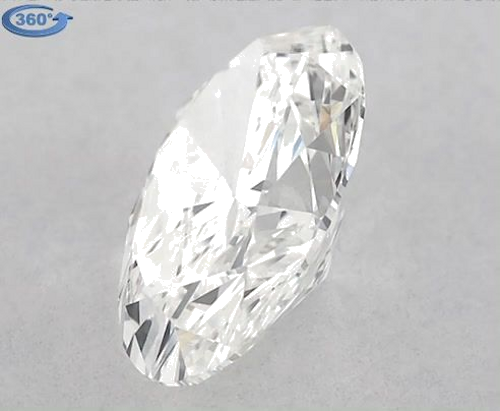 0.59 carat I-VVS2 Natūralus Oval Deimantas (1)