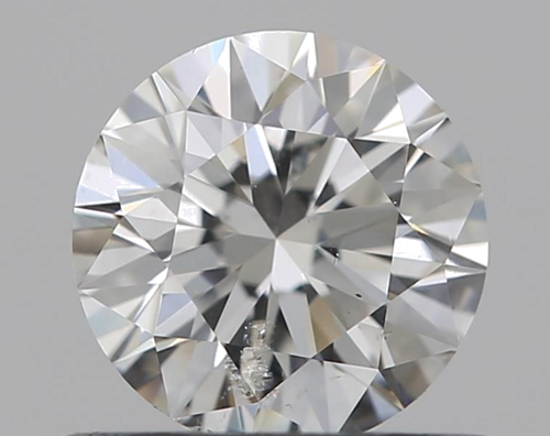 0.51 carat H-SI2 Excellent cut Natūralus Round Deimantas (1)