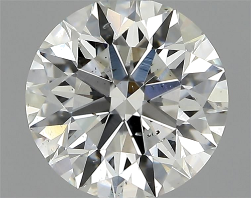 0.9 carat H-SI1 Excellent cut Natūralus Round Deimantas (1)
