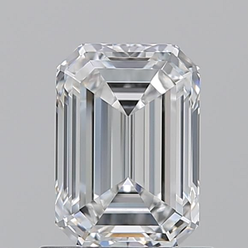 1.06 carat F-VVS2 Natūralus Emerald Deimantas (1)