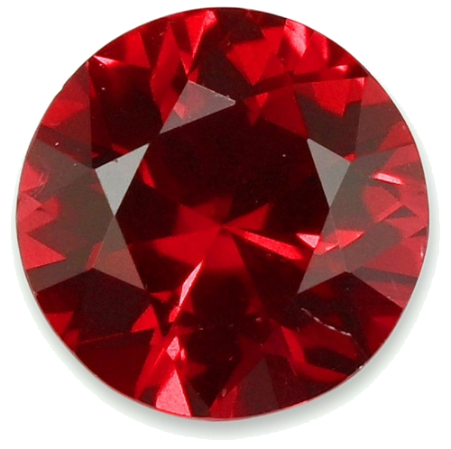 0.57 carat RED Round Rubinas (1)