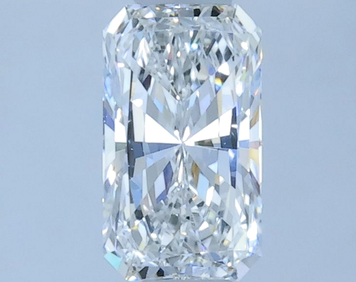 0.38 carat F-VS2 Natūralus Radiant Deimantas (1)