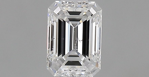 0.6 carat D-SI2 Natūralus Emerald Deimantas (1)