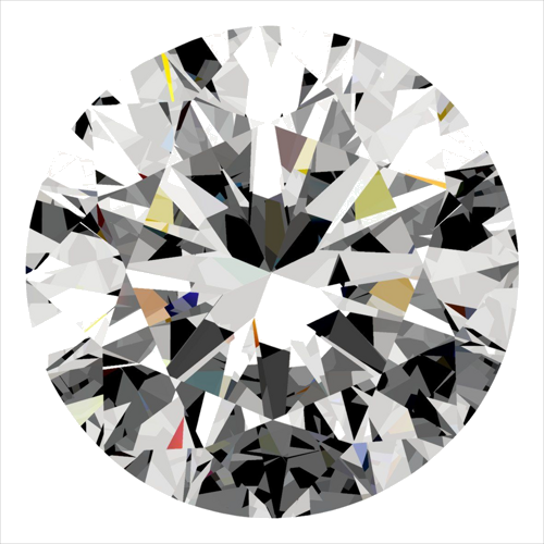 0.31 carat F-VVS2 Excellent cut Natūralus Round Deimantas (1)