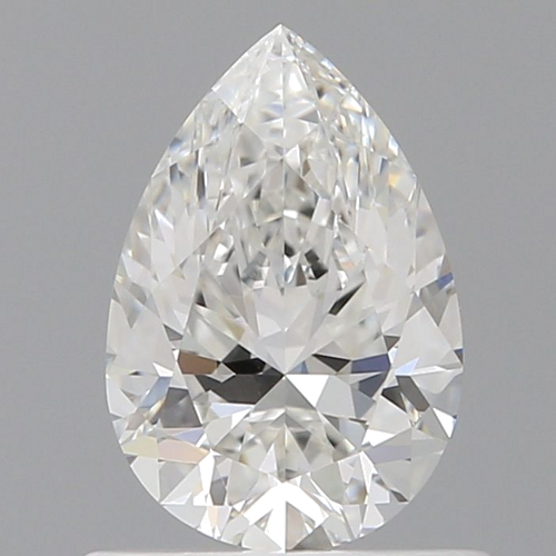 0.71 carat G-VVS2 Natūralus Pear Deimantas (1)