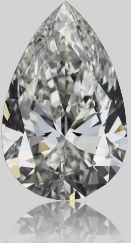 0.62 carat G-VVS1 Natūralus Pear Deimantas (1)