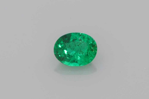 0.28 carat GREEN Oval Smaragdas (1)