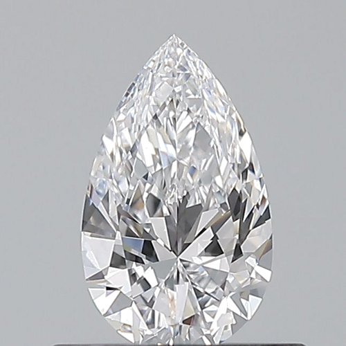 0.5 carat D-IF Natūralus Pear Deimantas (1)
