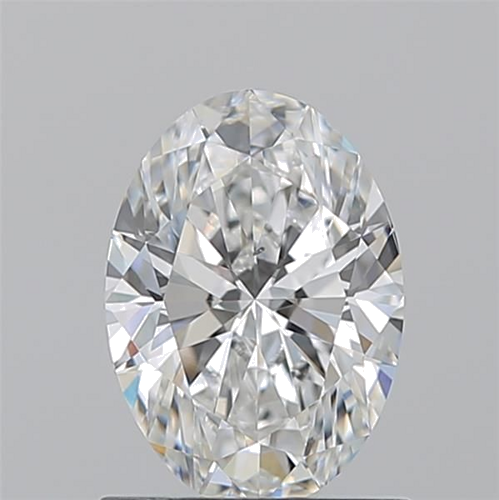 1.01 carat E-SI1 Natūralus Oval Deimantas (1)