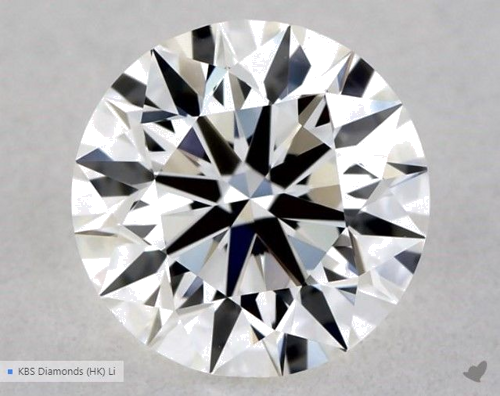 0.55 carat G-VS1 Excellent cut Natūralus Round Deimantas (1)