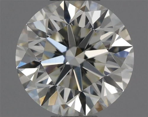 0.41 carat K-VS2 Very Good cut Natūralus Round Deimantas (1)