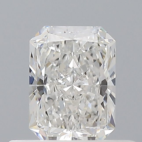 0.5 carat F-VVS2 Natūralus Radiant Deimantas (1)