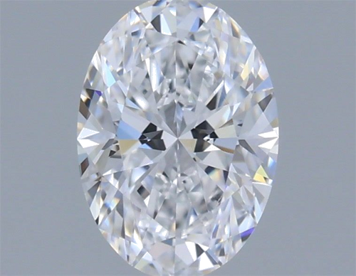 0.43 carat D-VVS2 Natūralus Oval Deimantas (1)
