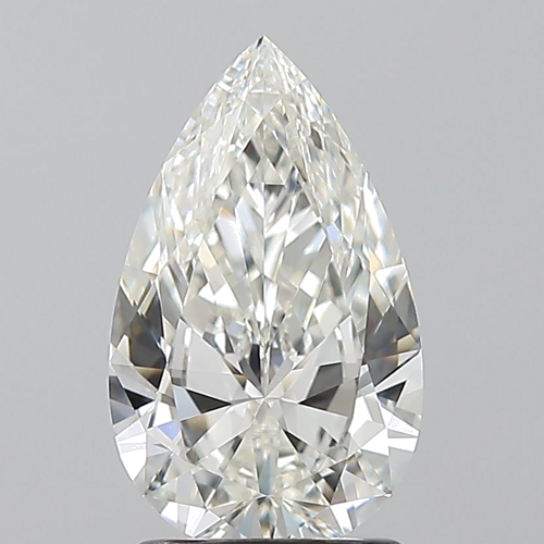 1.7 carat I-VS1 Natūralus Pear Deimantas (1)