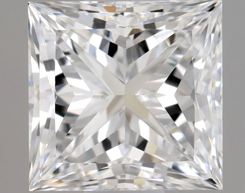 0.68 carat D-VS1 Natūralus Princess Deimantas (1)