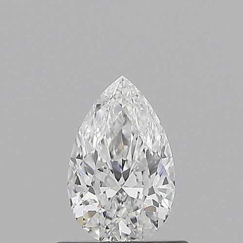 0.58 carat E-VS1 Natūralus Pear Deimantas (1)