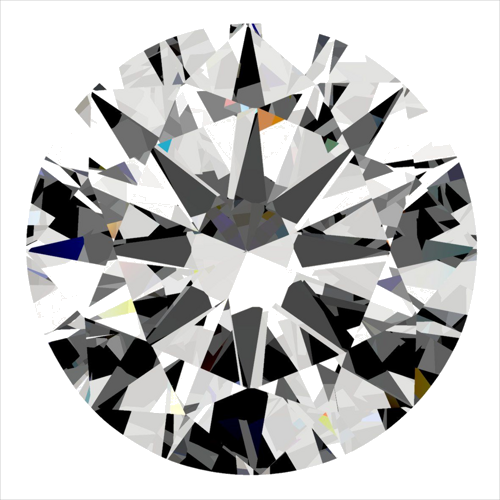 0.3 carat H-SI1 Very Good cut Natūralus Round Deimantas (1)