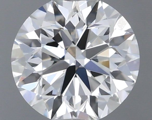 0.45 carat F-VVS2 Very Good cut Natūralus Round Deimantas (1)