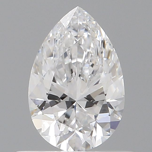 0.5 carat D-VVS1 Natūralus Pear Deimantas (1)