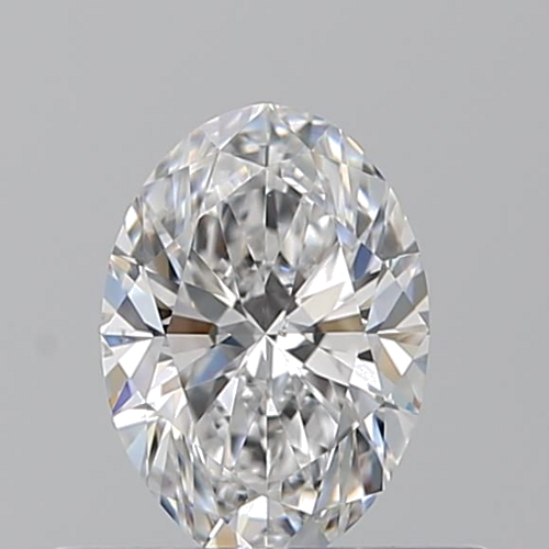 0.52 carat D-SI1 Natūralus Oval Deimantas (1)