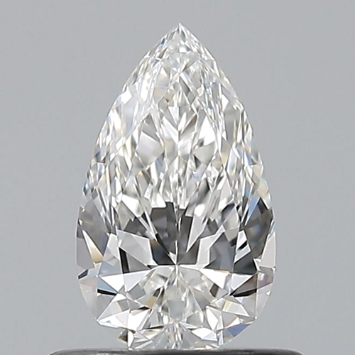 0.52 carat F-IF Natūralus Pear Deimantas (1)