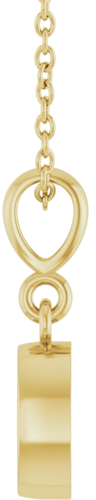Pakabukas „Bezel-Set Cabochon“ 14k yellow gold Oval 6mm x 4mm (3)