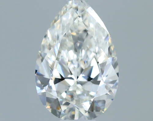 0.31 carat F-VVS2 Natūralus Pear Deimantas (1)