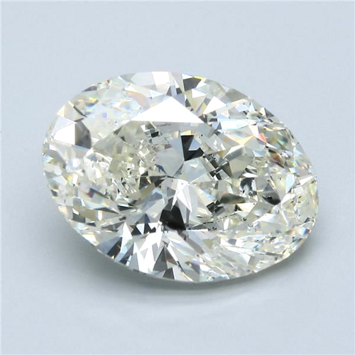 9.03 carat K-SI2 Natūralus Oval Deimantas (1)