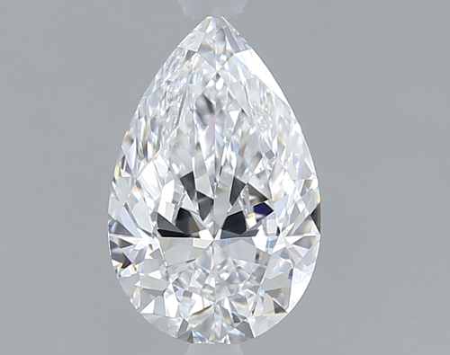 0.7 carat D-VS2 Natūralus Pear Deimantas (1)