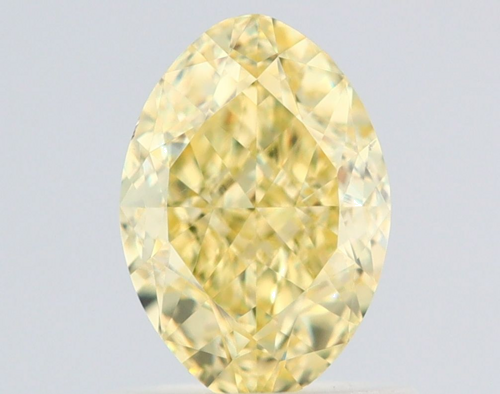 1.0 carat Fancy Yellow-VS2 Natūralus Oval Deimantas (1)