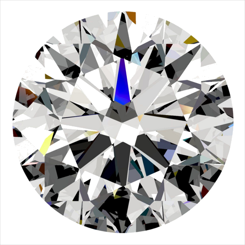 0.37 carat D-VS1 Excellent cut Natūralus Round Deimantas (1)
