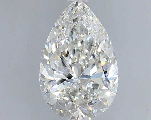 1.0 carat G-SI1 Natūralus Pear Deimantas (1)