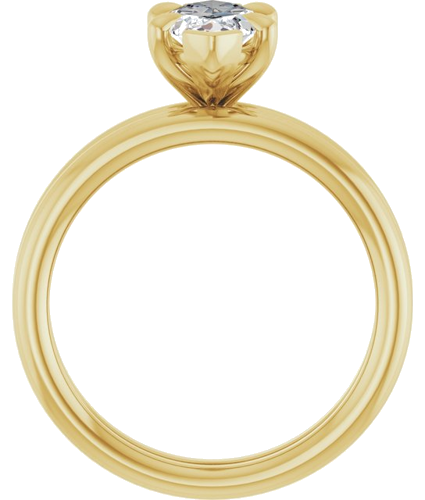 Sužadėtuvių Žiedas „Claw-Prong Solitaire“ 14k yellow gold Marquise 11mm x 5.5mm (7)