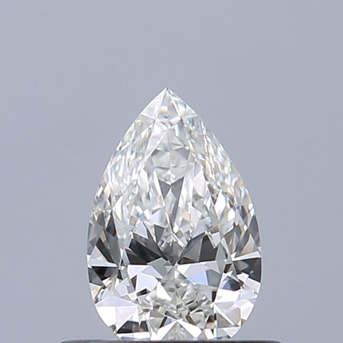 0.4 carat F-VVS1 Natūralus Pear Deimantas (1)