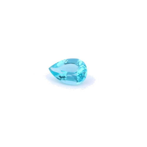 0.46 carat BLUE Pear Apatite (1)