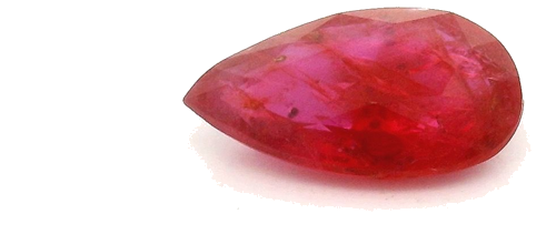 0.54 carat RED Pear Rubinas (1)