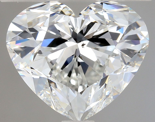 2.01 carat H-SI1 Natūralus Heart Deimantas (1)