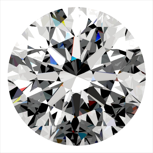 0.4 carat G-SI1 Very Good cut Natūralus Round Deimantas (1)