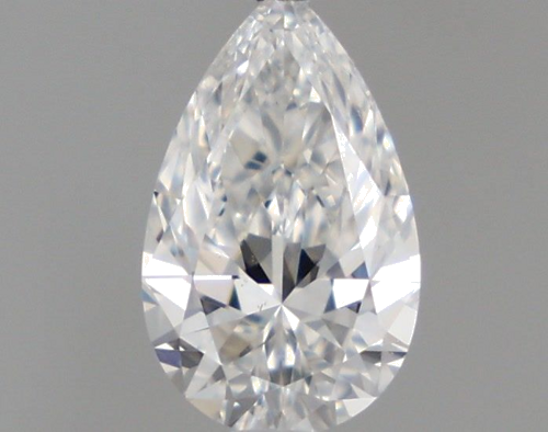 0.5 carat E-VS2 Natūralus Pear Deimantas (1)