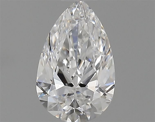 0.35 carat D-IF Natūralus Pear Deimantas (1)