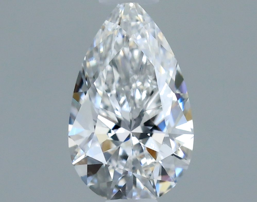 0.3 carat D-VS1 Natūralus Pear Deimantas (1)