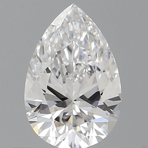 0.5 carat D-VVS2 Natūralus Pear Deimantas (1)