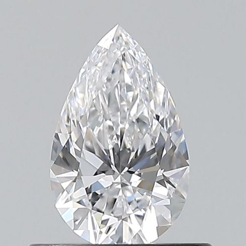 0.5 carat D-VVS1 Natūralus Pear Deimantas (1)
