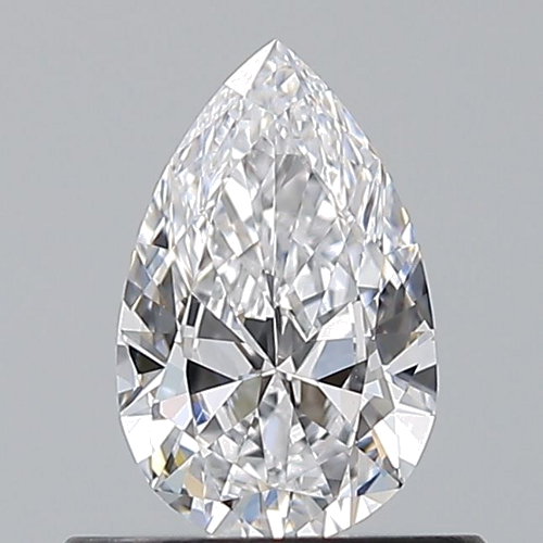 0.5 carat D-VS1 Natūralus Pear Deimantas (1)
