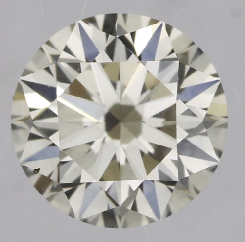 0.37 carat Faint Gray-SI1 GD cut Natūralus Round Deimantas (1)