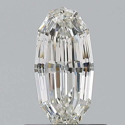 0.72 carat H-SI2 Natūralus Oval Deimantas (1)