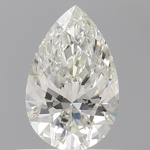 0.64 carat I-VVS1 Natūralus Pear Deimantas (1)