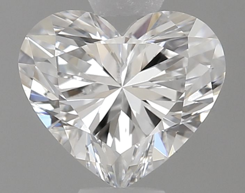 0.53 carat D-VVS1 Natūralus Heart Deimantas (1)