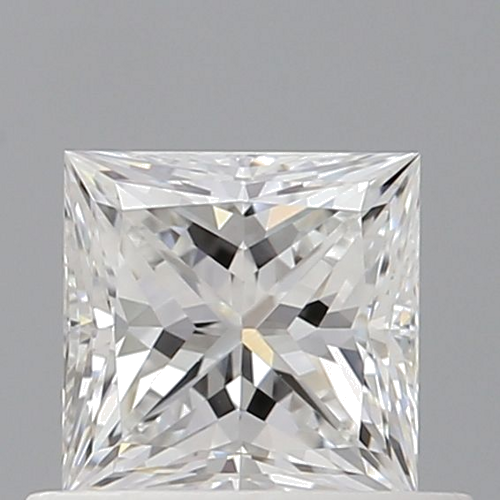 0.6 carat E-VVS1 Natūralus Princess Deimantas (1)