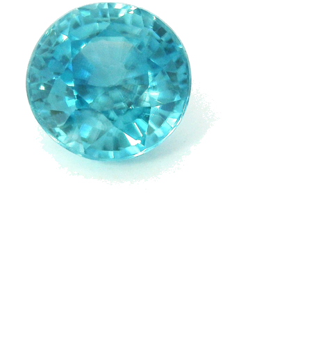 3.2 carat BLUE Round Zircon (1)